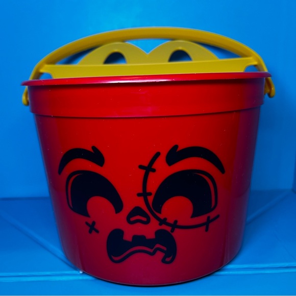 McDonald’s Happy Meal - Boo Buckets 2025 - Red Zombie Bucket - Picture 1 of 11